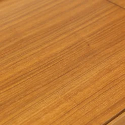 Wohnwand I ModulART Lowbaord Nussbaum Canaletto Wandregal Blu Vinca Dunkelblau Rückwand Marmor Calacatta