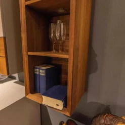 Wohnwand Kandu Kombi KA02.3542 Lack Steingrau Colorado