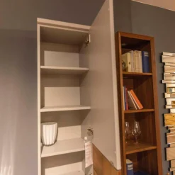 Wohnwand Kandu Kombi KA02.3542 Lack Steingrau Colorado