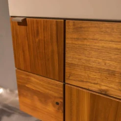 Wohnwand Kandu Kombi KA02.3542 Lack Steingrau Colorado