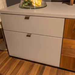 Wohnwand Kandu Kombi KA02.3542 Lack Steingrau Colorado