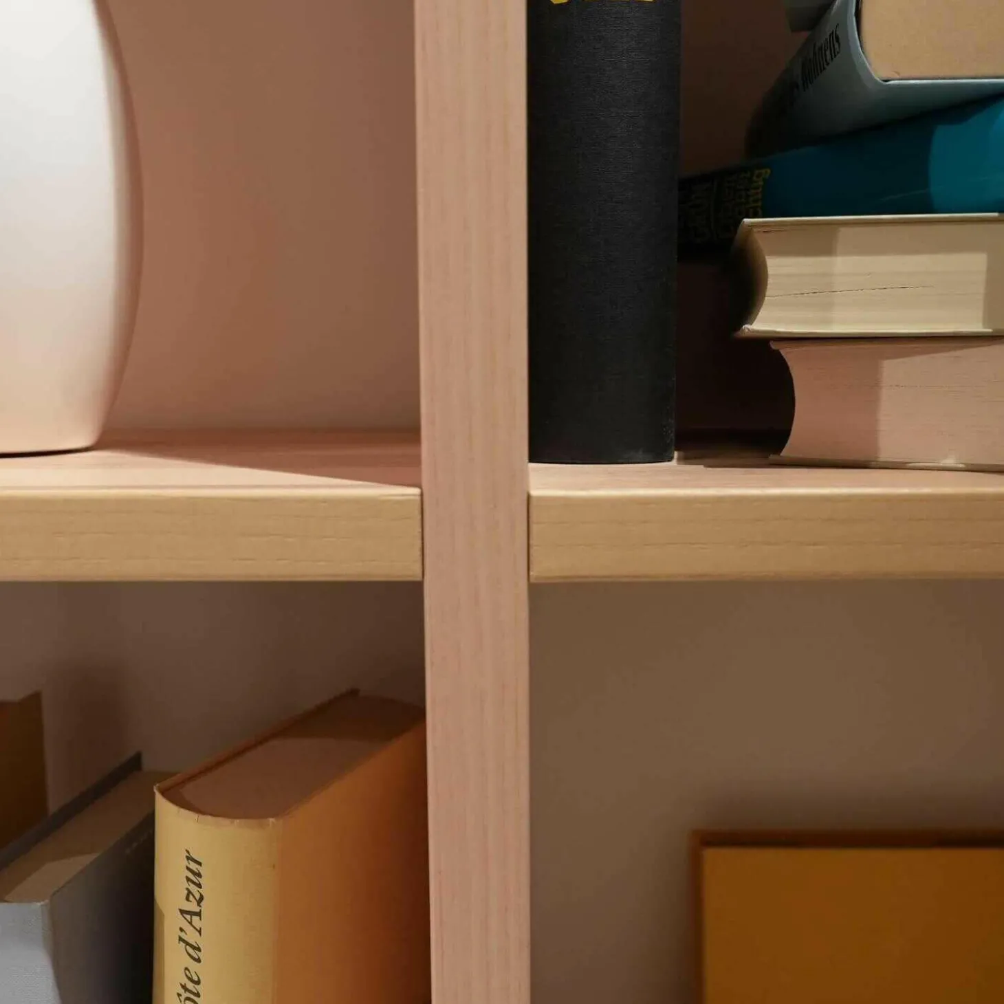 Wohnwand Lotus Lack Weiß Kernesche