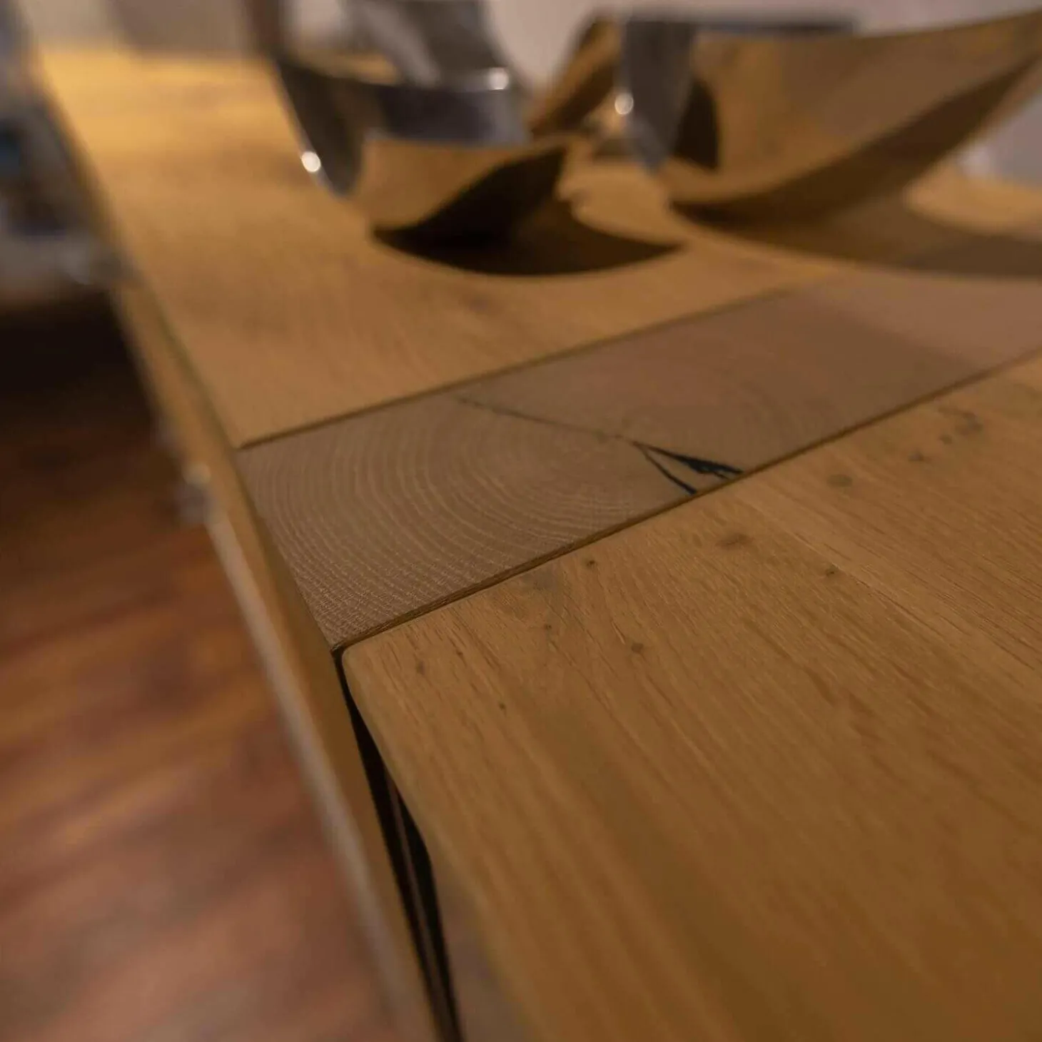 Wohnwand LS 043016 Albero Sideboard Vitrine Lack Weiß Matt Santanaeiche