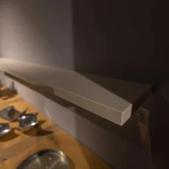 Wohnwand LS 043016 Albero Sideboard Vitrine Lack Weiß Matt Santanaeiche