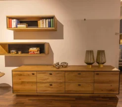 Wohnwand LS479920 Kitzalm Alpenglück Alteiche Natur