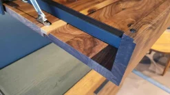 Wohnwand Nea Nussbaum Eiche Anthrazit