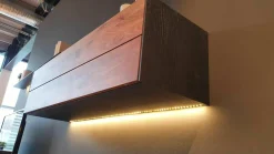 Wohnwand Nea Nussbaum Eiche Anthrazit