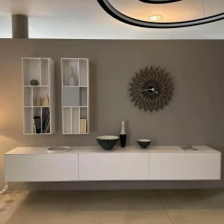 Wohnwand Nex Flex Lack Weiß P01 Matt