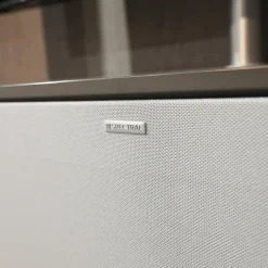 Wohnwand Next Lack Snow Weiß Silver Silber Und Granit Grau Holz Natural Oak Mit Soundsystem Ohne Fernseher