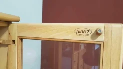 Wohnwand Opus 1 Kernbuche Mit Glaselement