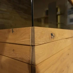 Wohnwand Opus Wildeiche Rustiko Akzent Beton Inklusive Highboard Und Sideboard