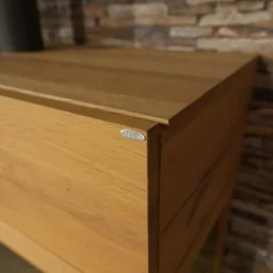 Wohnwand Opus Wildeiche Rustiko Akzent Beton Inklusive Highboard Und Sideboard