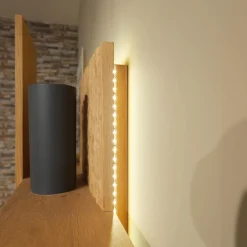 Wohnwand Opus Wildeiche Rustiko Akzent Beton Inklusive Highboard Und Sideboard