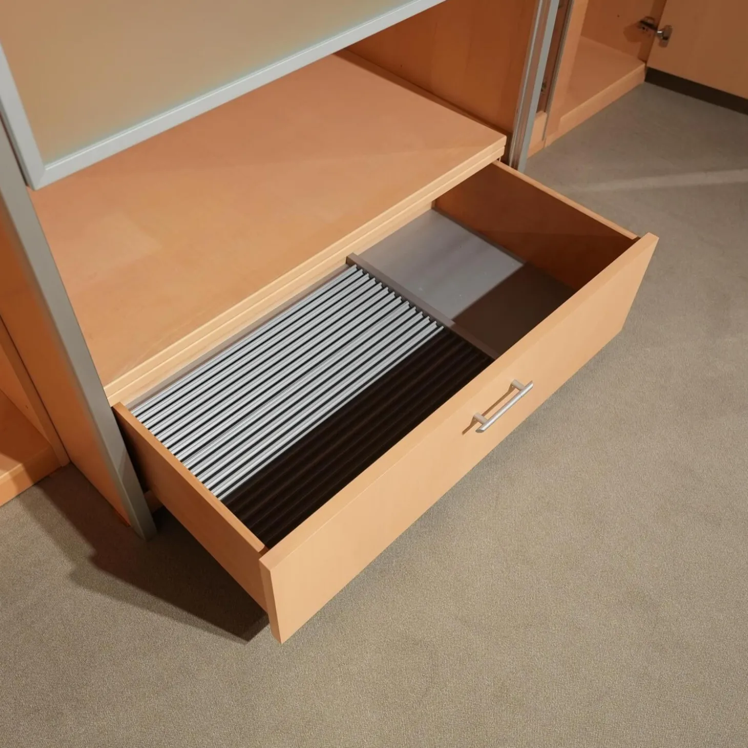 Wohnwand Ponte Ahorn Light Inklusive Halo Strahler Und Trafo