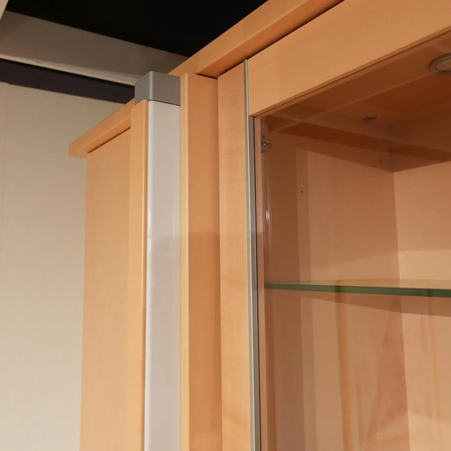 Wohnwand Ponte Ahorn Light Inklusive Halo Strahler Und Trafo