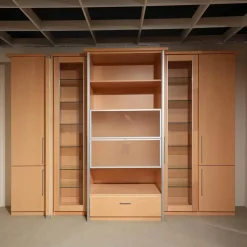 Wohnwand Ponte Ahorn Light Inklusive Halo Strahler Und Trafo