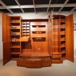 Wohnwand Rio Kirschbaum Inklusive Halo Strahler Und Trafo