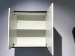 Wohnwand Scopia Holz Lackiert Weiß Grau