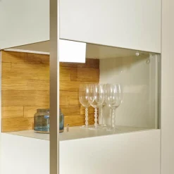 Wohnwand Sentino Lack Weiß Matt Inklusive Beleuchtung