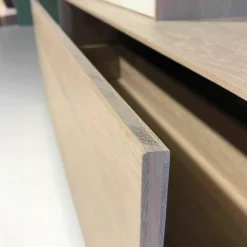 Wohnwand Sigma Astig Weiß RAL 9010 Satinato Pigment Öl