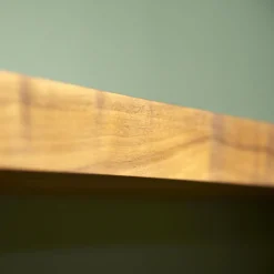 Wohnwand Sipario Nussbaum Geölt mit Kabeldurchlass