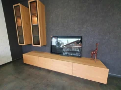 Wohnwand Solid Eiche Massiv Geölt