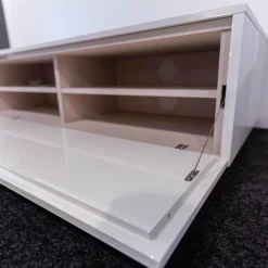 Wohnwand T30 Holz Lackiert 405 Latte Scocca 200 Glänzend Weiß 1107/1708