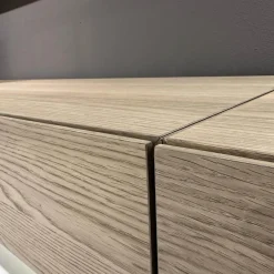 Wohnwand Untergestell Furniert Rovere Avana Gestellfuß Antracite Lackiert