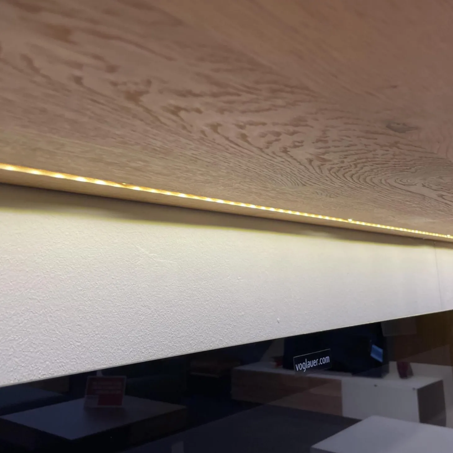 Wohnwand V-Alpin Eiche Altholz Glas Anthrazit