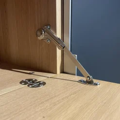 Wohnwand V-Alpin Eiche Altholz Glas Anthrazit