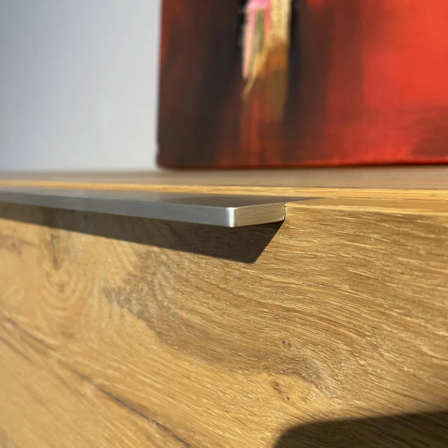 Wohnwand V-Alpin Eiche Altholz Glas Anthrazit