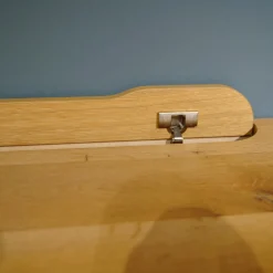 Wohnwand Vcuben Wildeiche Rustiko Mit LED-Beleuchtung