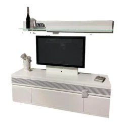 Wohnwand Vision Lack Weiß Inklusive TV-Halterung und Wandboard