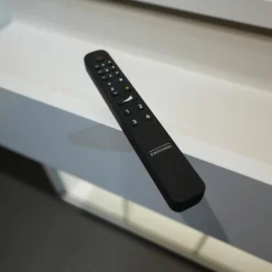 Wohnwand Vita Weiß Aluminium Mit Schiebetür Und Innenbeleuchtung