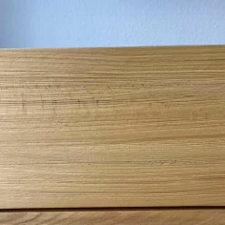 Wohnwand V-Montana Kernbuche mit Glasfronten Montegrau