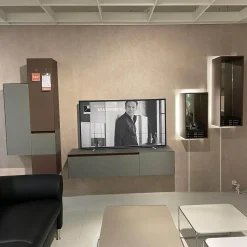 Wohnwand WK 430 Majestro Lack Matt Dust Und Burgund Glas Matt Dust Und Burgund