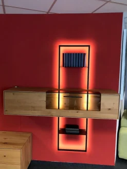 Wohnwand WM 1880 Ausführung Wildeiche