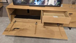 Wohnwand WM 1880 Wildeieche Massiv