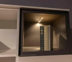 Wohnwand X1 Kombi X150-3736L Lack Schiefergrau Matt