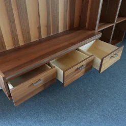 Wohnwand Xeno Nussbaum Massiv